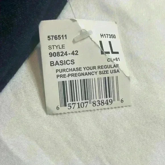 Indigo Blue Maternity Skinny Jeans Size Large Long Blue Denim - Picture 4 of 7